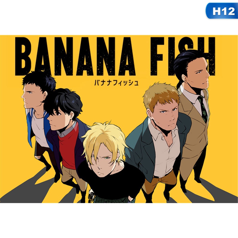 Banana Fish Anime Wall Scroll Poster Banana Fish Painting Wall Art Shopee Singapore
