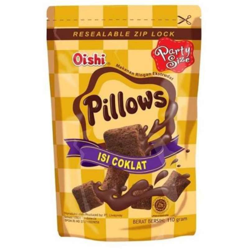 Oishi Pillows Chocolate (110 G) Shopee Singapore