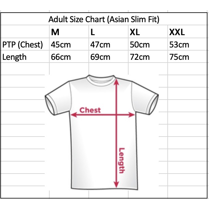 nike dri fit shirt size guide