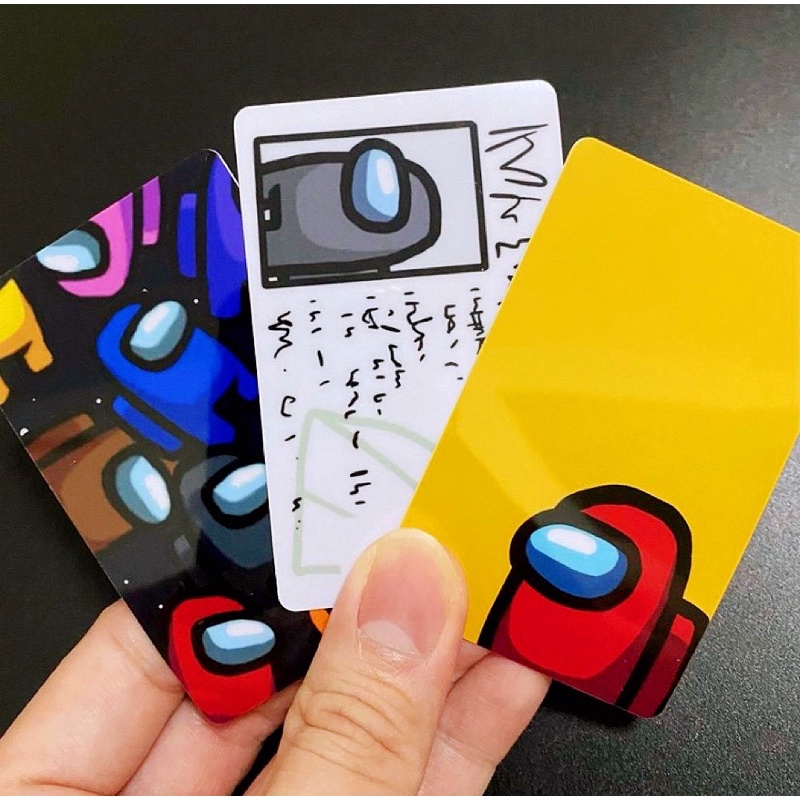 AMONG US ID CARD STICKER / CUSTOMISE AMONG US EZLINK CARD STICKERS