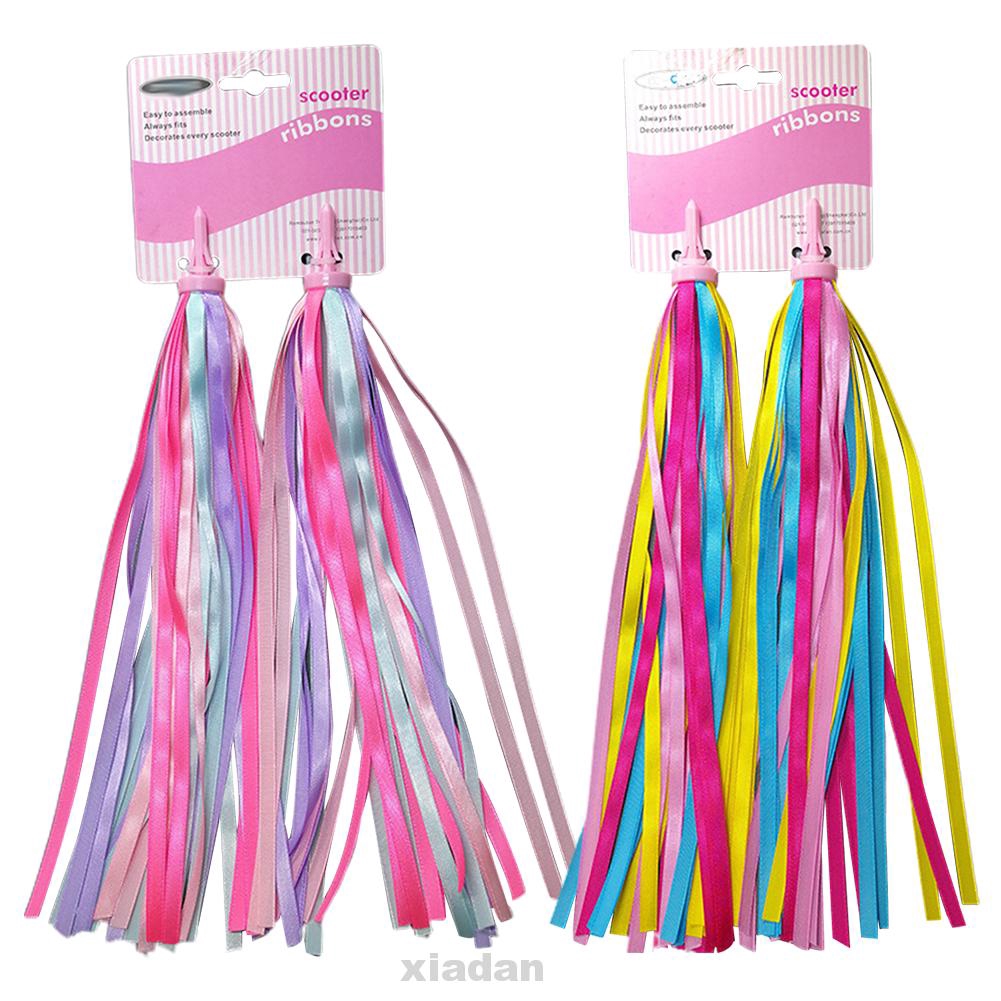 pink handlebar tassels