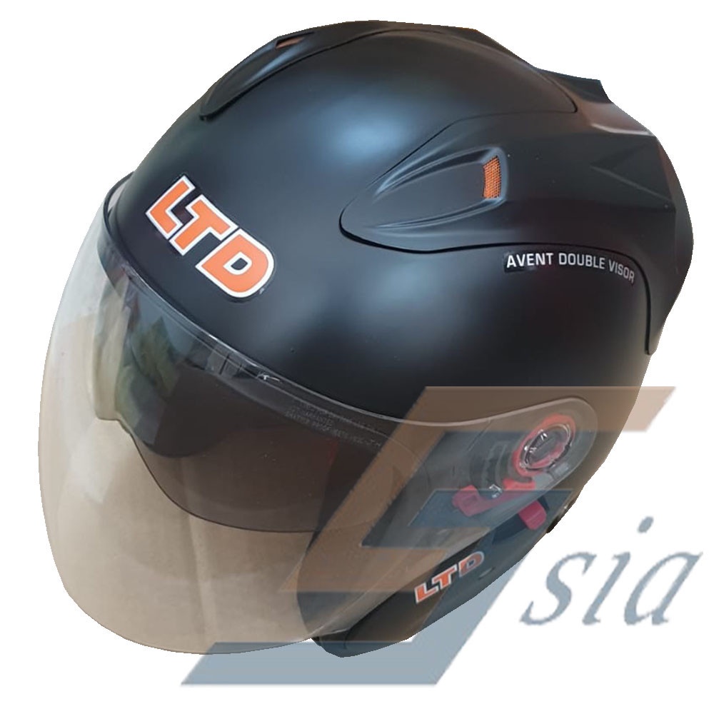 Shop Malaysia Ltd Infinity Avent Double Visor Helmet Matt Black Shopee Singapore