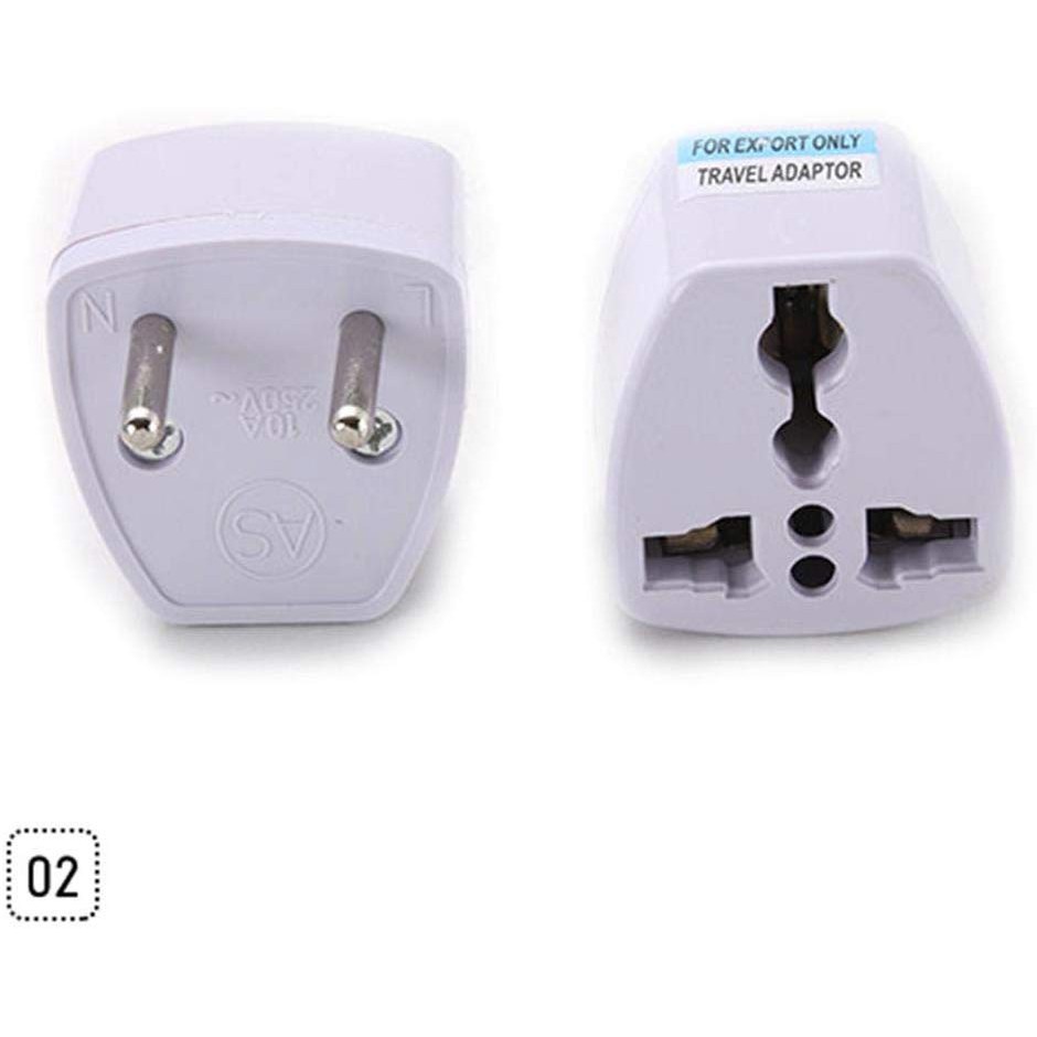 2 Packs ZACTEK EU Europe to US USA Travel Plug Adapter Power Converter EU to US Converter American Outlet Plug Adapter 
