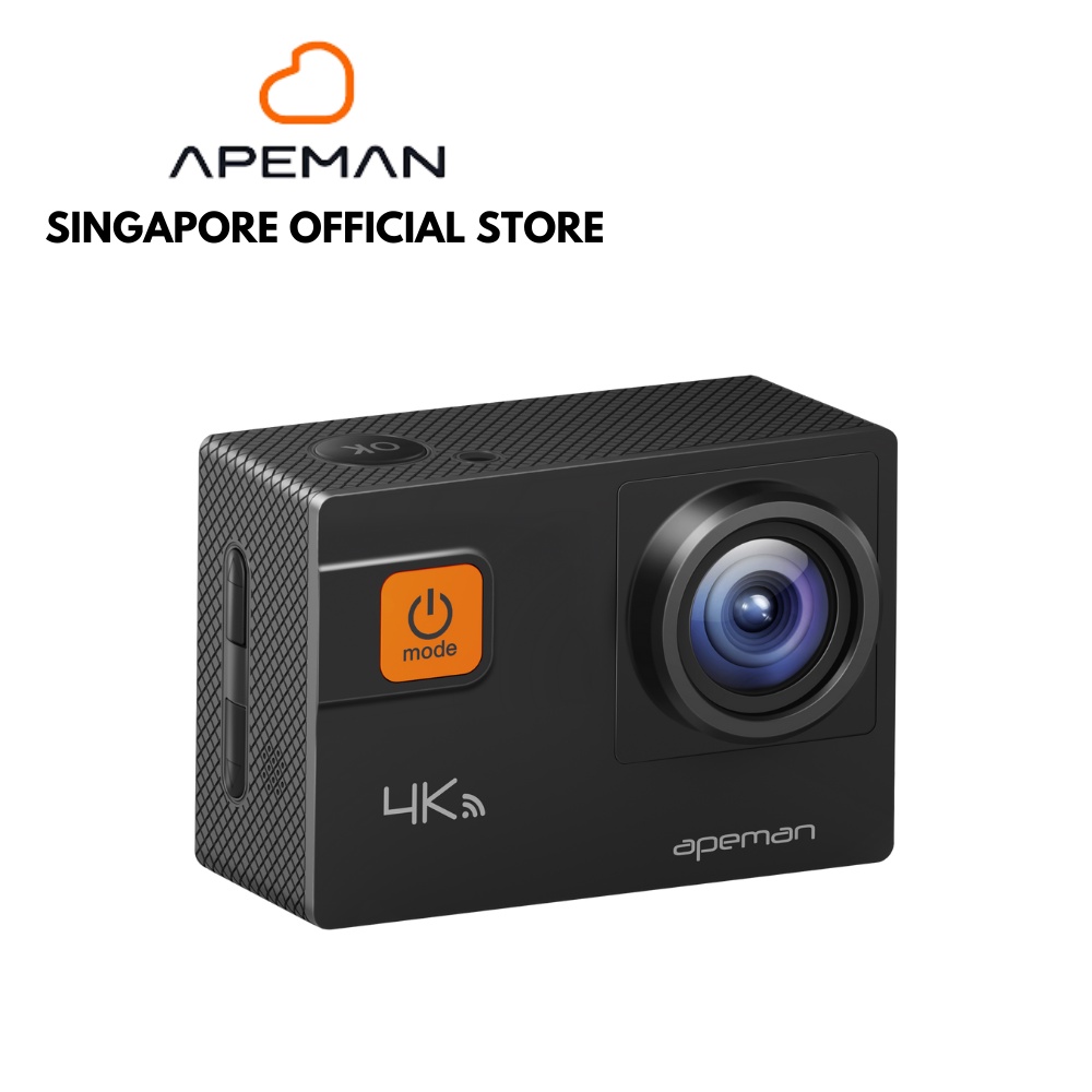 APEMAN A80 4K Ultra Hd  6-Layer Glass Lens Action Camera Water 