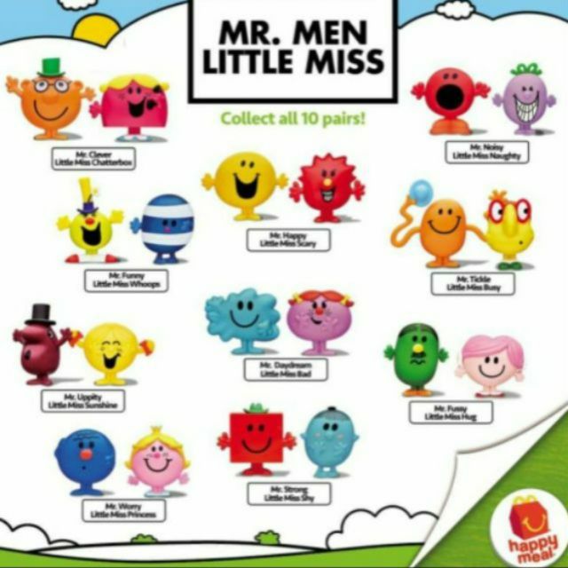 Mcd Mcdonalds Happy Meal Toy MR.MEN 