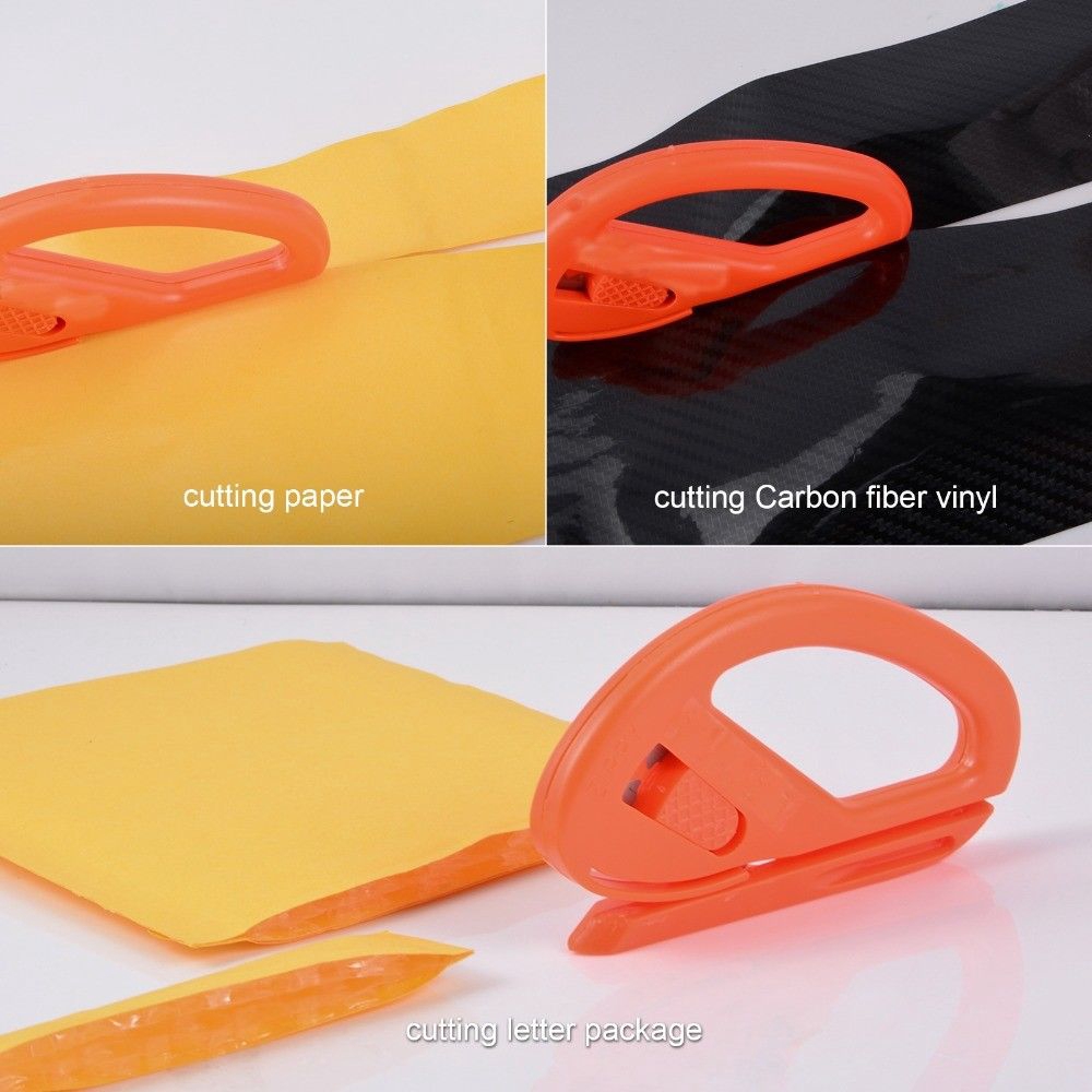 3 x Knifless Tape Cutter Micro Squeegee Fabric Felt 3D Carbon Fiber Tucking Tool