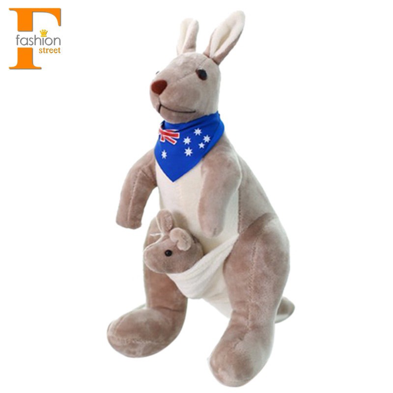 plush kangaroo with removable baby