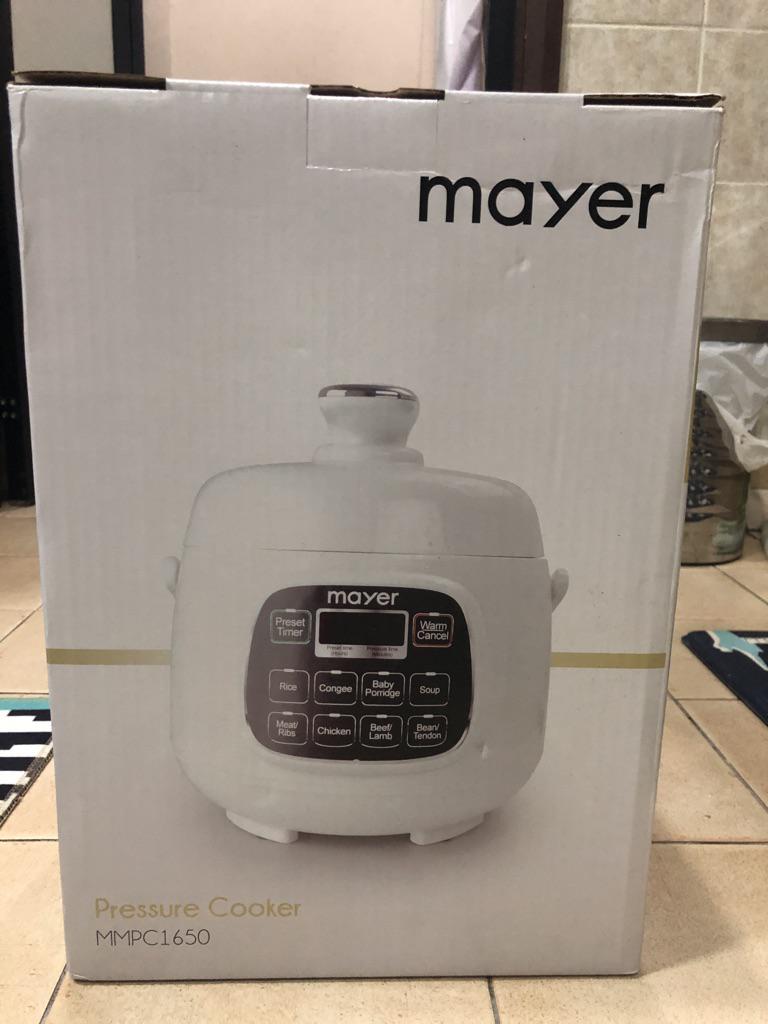 Mayer 1.6L Mini Pressure Cooker MMPC1650 Shopee Singapore