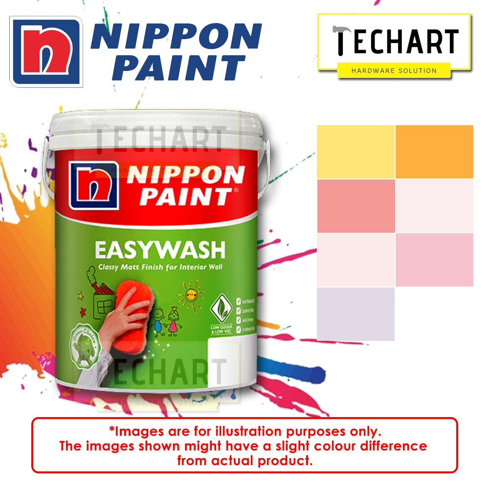 Nippon Paint Easy Wash 1L Top Coat Environmental Friendly Nippon Paint Easy Wash 1L Top Coat Environmental Friendly
