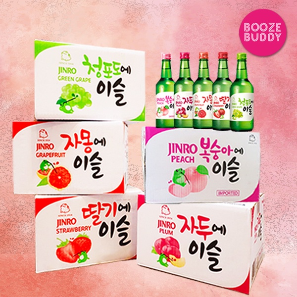 Jinro Soju Mix & Match Any Flavours (20 bottles x 360ml) Greengrape