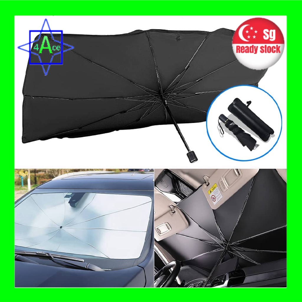 Foldable Windshield Cover Sun Visor Thickened Foam Cold-Resistant Anti-UV Winbang Car Windscreen Cover 