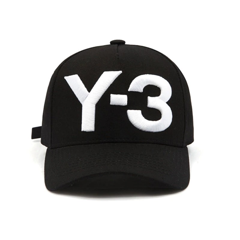 y3 logo cap