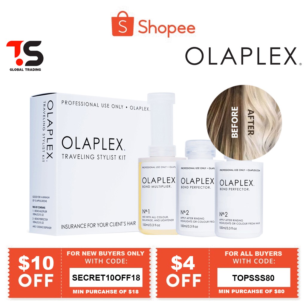 OLAPLEX Traveling Stylist Full Kit Shopee Singapore