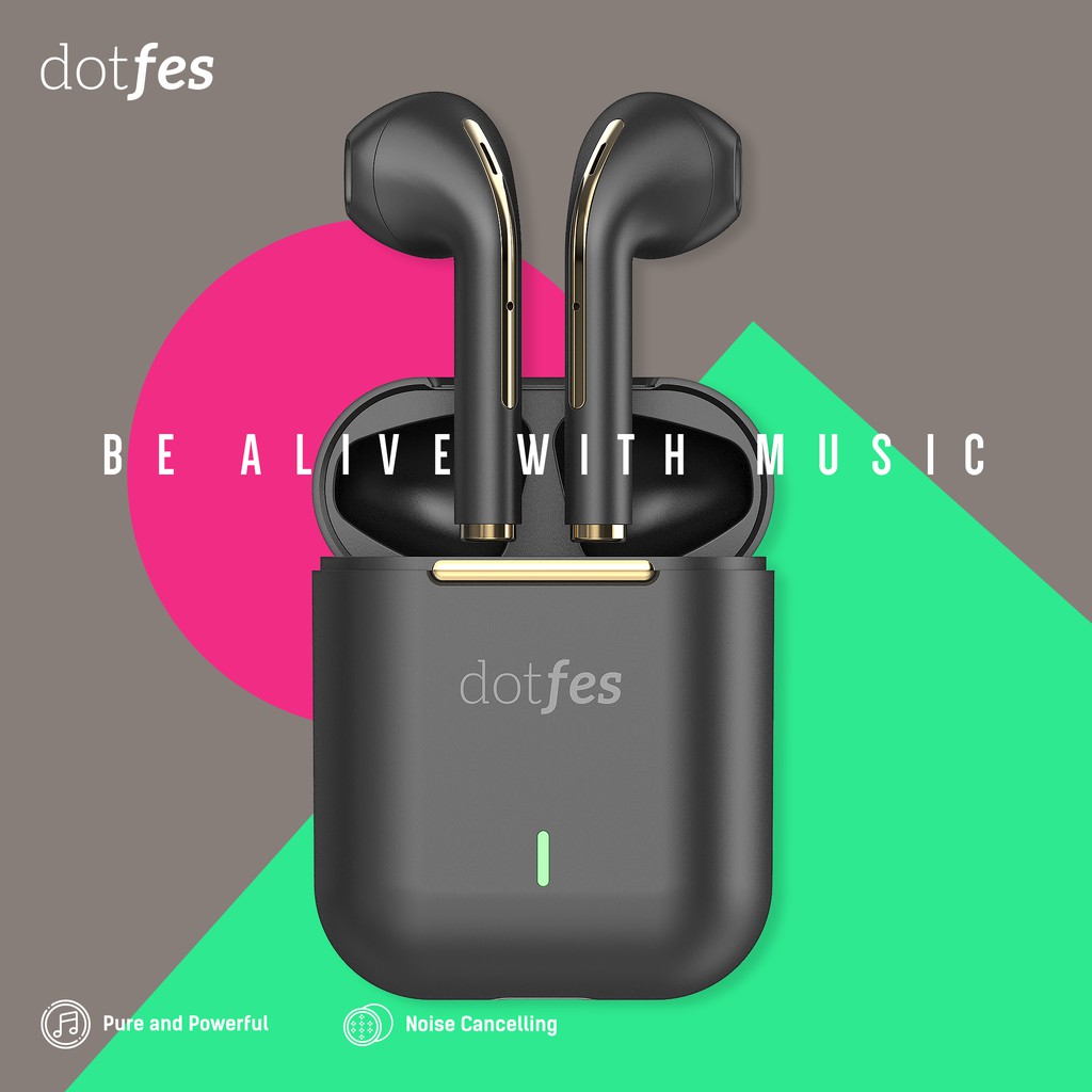earphones with wireless charging case