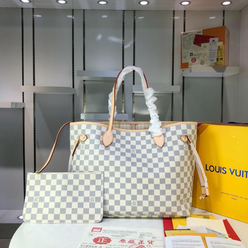 LOUIS VUITTON / Louis Vuitton Classic Checkerboard Check Bag Tote Bag LV Fashion Hot Mom Handbag ...