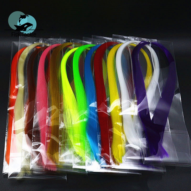 Streamers Fly Tying Materials Synthetic Hair Fibres Pike&bass Flies Making Shopee Singapore