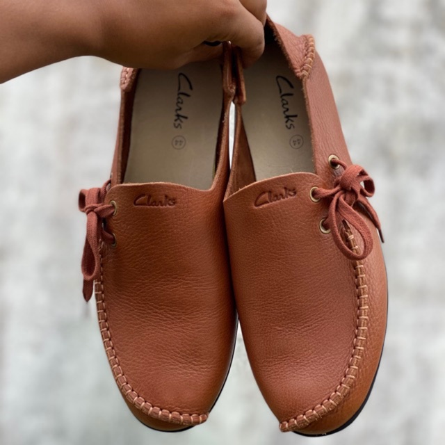 Shop Malaysia Ready Stock Malaysia Clarks Loafers Genuine Leather Smart Casual Brown Black Kasut Kulit Men Man Shoes Shopee Singapore