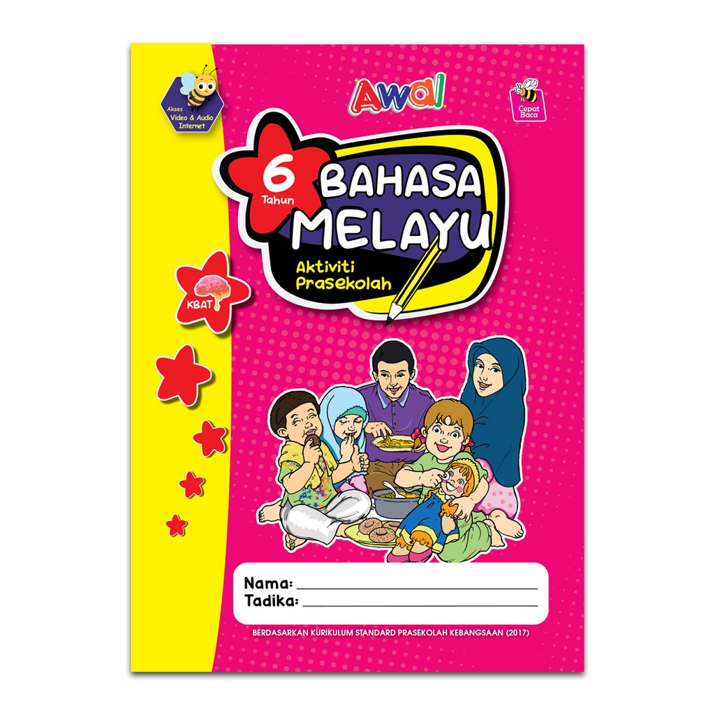 Malay Activities Preschool Language Book 6 Years Shopee Singapore