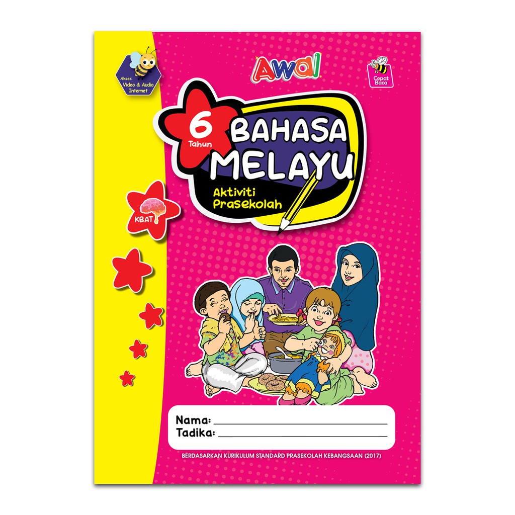 Malay Activities Preschool Language Book 6 Years Shopee Singapore