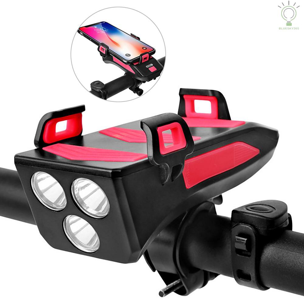 bicycle horn lamp mobile phone bracket