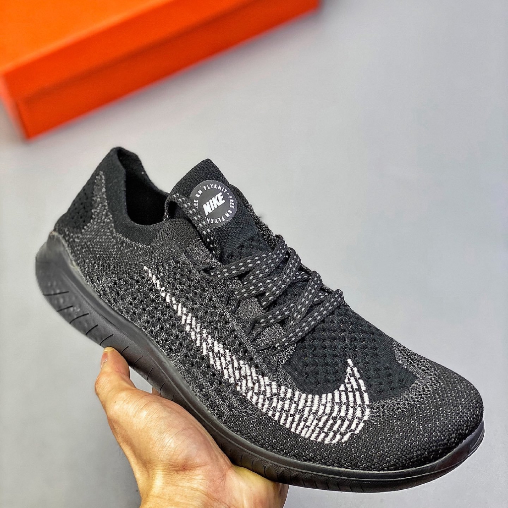 Nike Rn Flyknit barefoot 5.0 knitted shoes and women lightweight casual shoes | Shopee Singapore