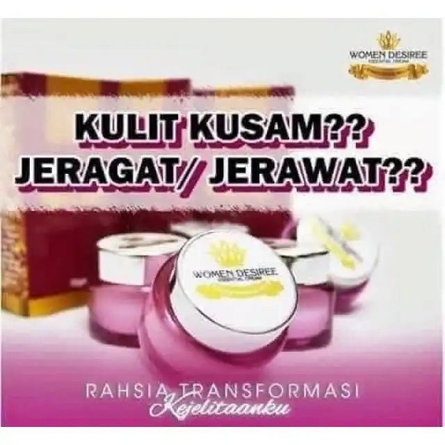 Lulus Kkm Ubat Jerawat Muka Kusam Women Desiree Shopee Singapore