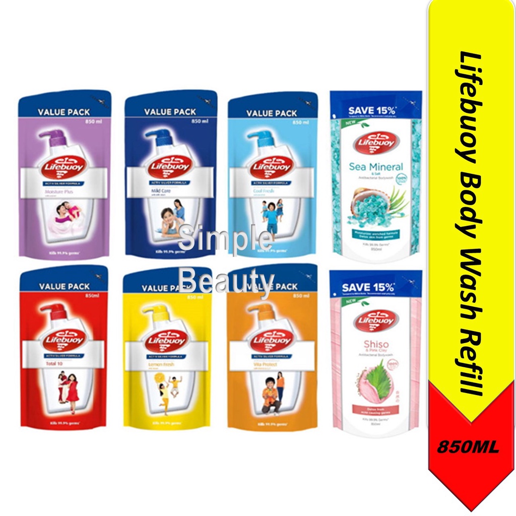 Lifebuoy Body Wash Refill ,850ML Shopee Singapore