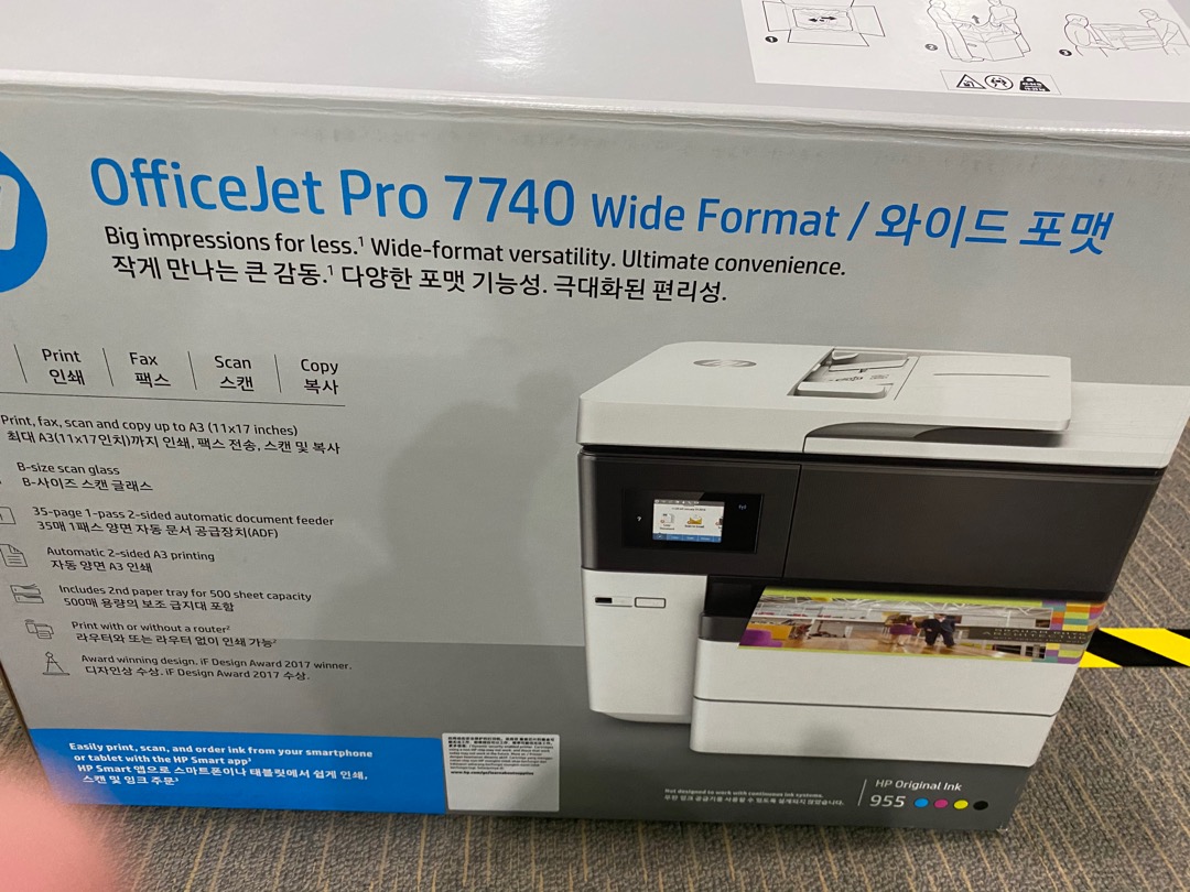 hp 7740 wide format printer