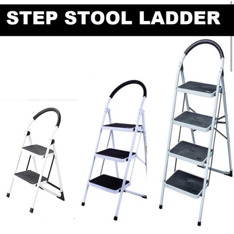 2 / 3/ 4/ * New 5 STEP STOOL LADDER/ PLATFORM / FOLDABLE STEP LADDER Shopee Singapore