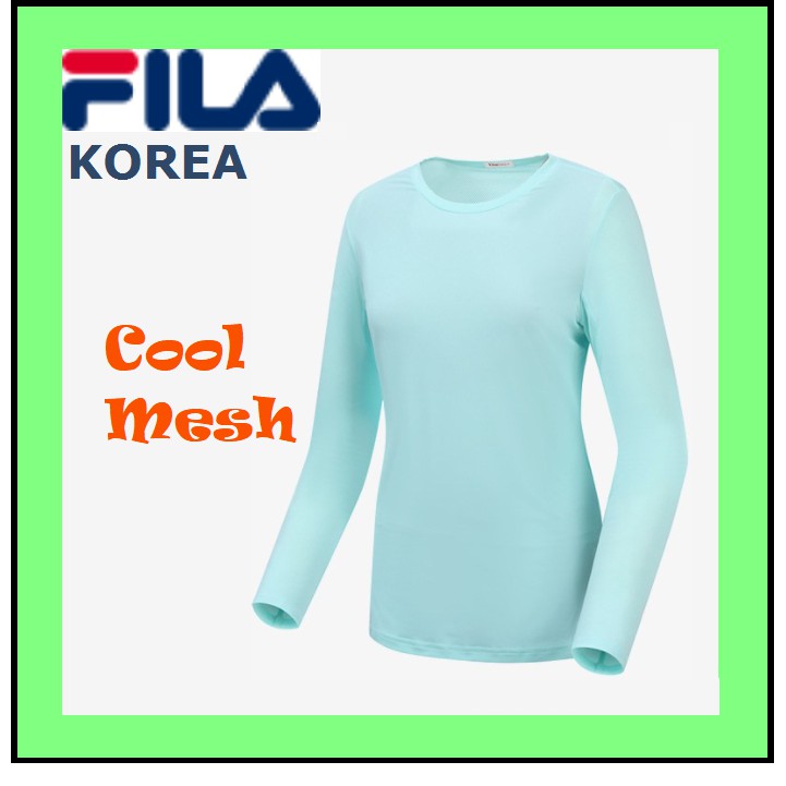 mint green fila shirt