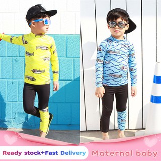 Kids Boys Boy Korean Baby  Shark  Swimsuit Swimming Suit 