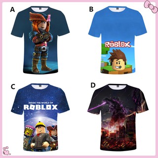 Kids Suit Roblox Clothing Boys Costume Baby T Shirt Shorts Boy Set Shopee Singapore - boy roblox outfits