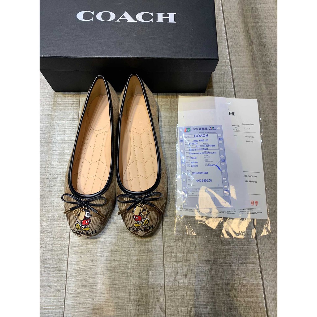 coach mickey mouse shoes