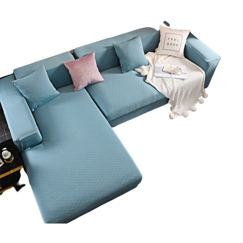 【Anti cat scratch SOFA COVER】 1/2/3/4 Seater L Shape Slipcover Super