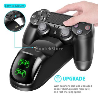 PS4 Dual Shock Controller Dual USB Charging Charger Docking Station