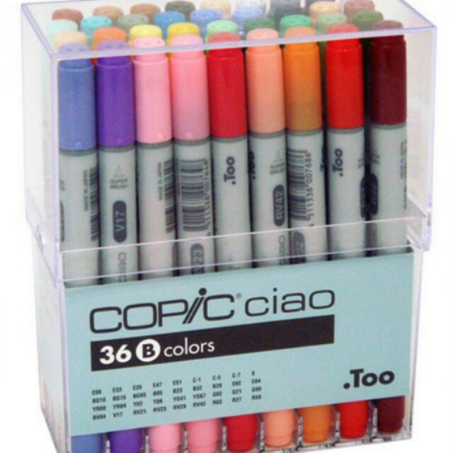 Marker--copic ciao Third Generation Marker 36 Colors A Group 36 B