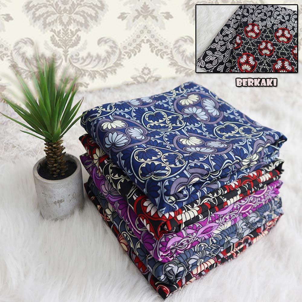 Wp10 Raya Sale Kain Pasang Wool Peach Corak English Cotton Shopee Singapore