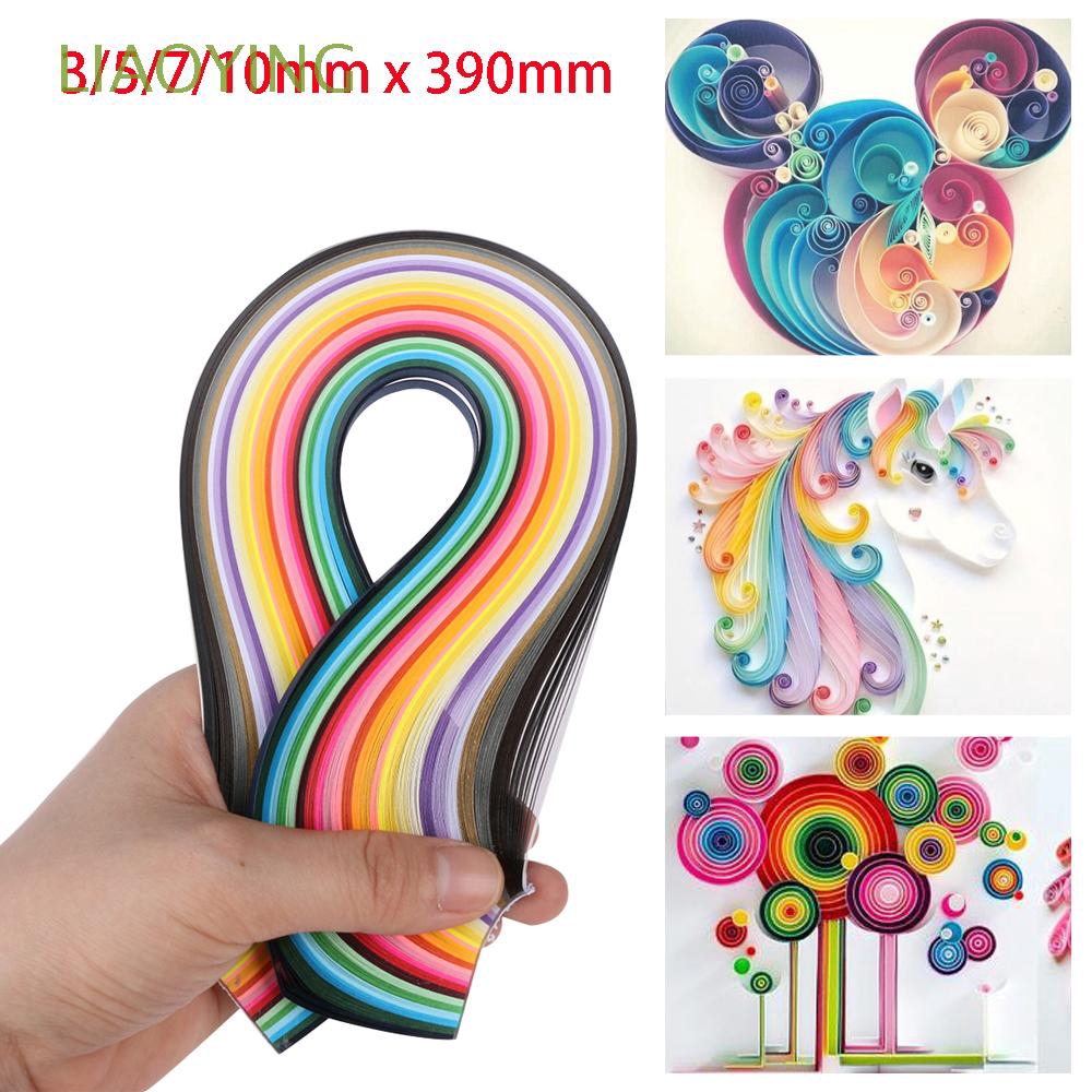 Paper Quilling 120 Stripes DIY Craft Decoration 07 3mm X 390mm 