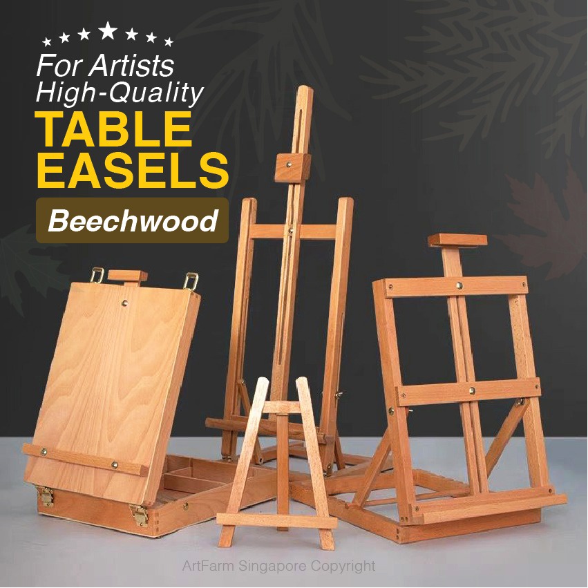 Painting Drawing Sketching Book Stand Portable Wooden Artist Desktop Paint Palette ✅Display Artist Easel Adjustable Wood Desk Table Easel with Storage Drawer Premium Pine Board for Canvas 