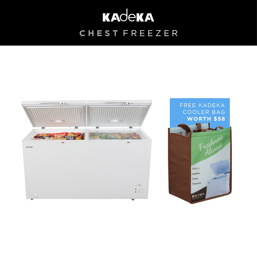 KCF620 Two Door Chest Freezer (618 litres) Shopee Singapore