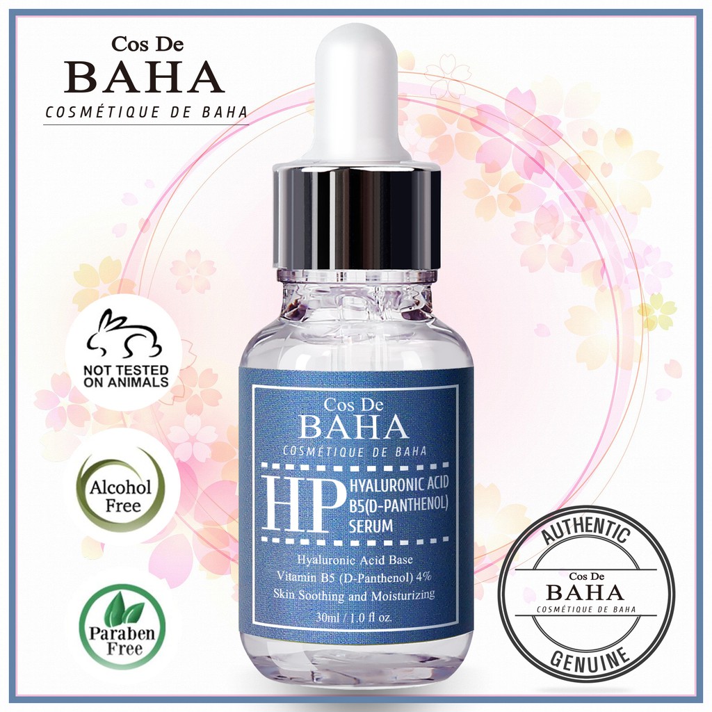 Cos De Baha D Panthenol 4 Niacinamide 2 Facial Serum Hyaluronic Acid Ha Face Vitamin B5 Organic 72 Shopee Singapore