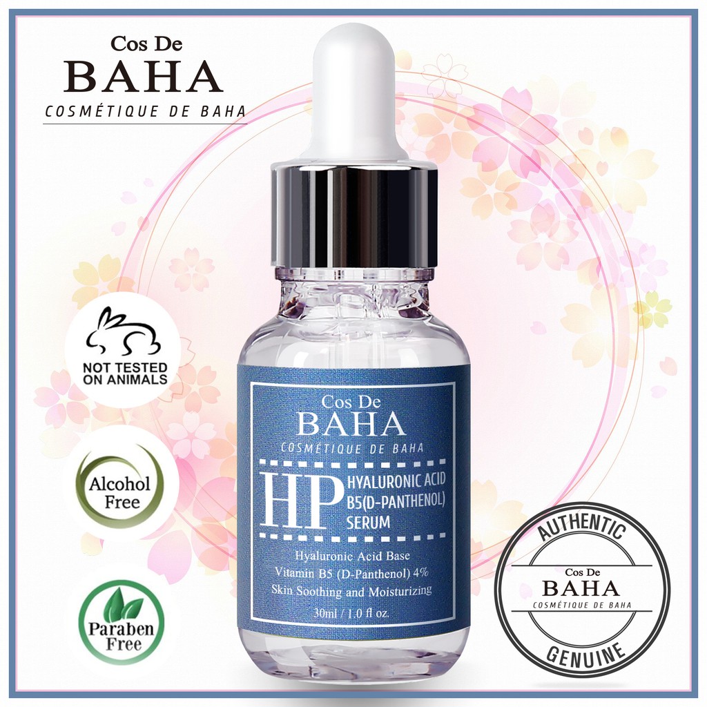 Cos De Baha D Panthenol 4 Niacinamide 2 Facial Serum Hyaluronic Acid Ha Face Vitamin B5 Organic 72 Shopee Singapore