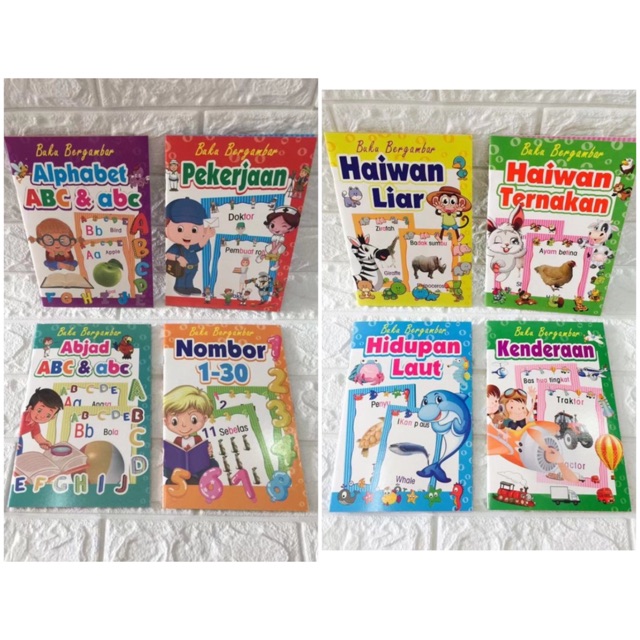 1 Pcs Buku Bergambar Kids Intelligence Development Picture Cognize Book Shopee Singapore