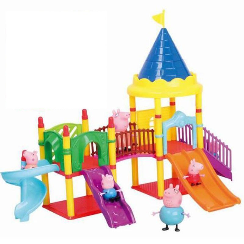 peppa pig slide playset