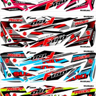 Sticker Striping  Thai Thailook  Satria  Fu  150 Facelift 