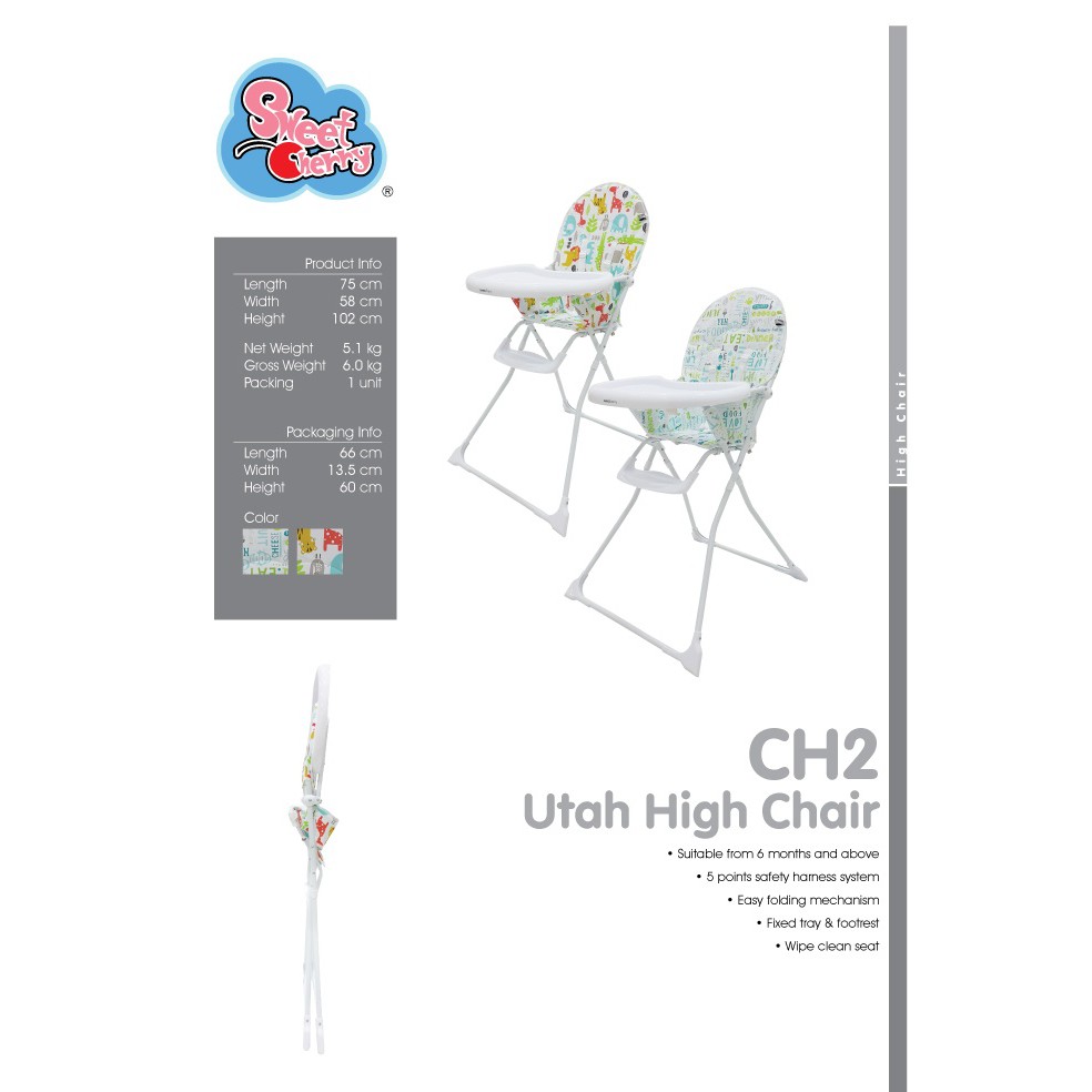 sweet cherry high chair