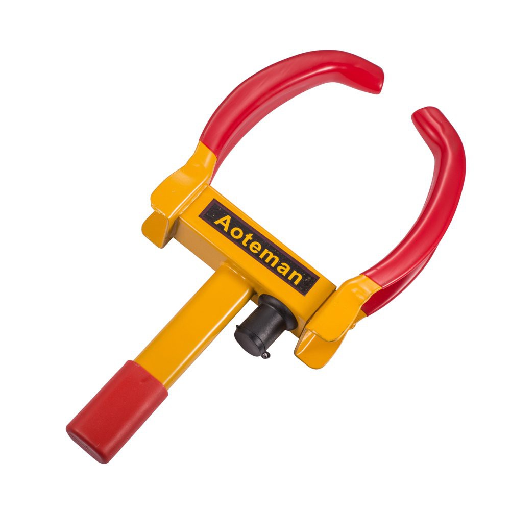 wheel lock for motorcycle trailer