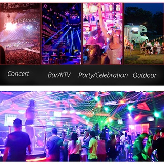 Sound Activated Party Lights / RGB DJ Disco Ball Lighting / Mini High Quality Strobe Lamp / Stage Par Light for Home Room Dance Parties Bar Karaoke Xmas Wedding Show Club #4