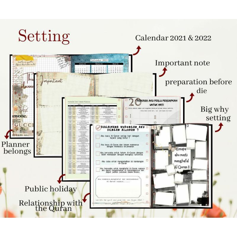 Atu Calendar 2022 My Quran Planner 👍 Ready Stock 📌 New Edition | Shopee Singapore