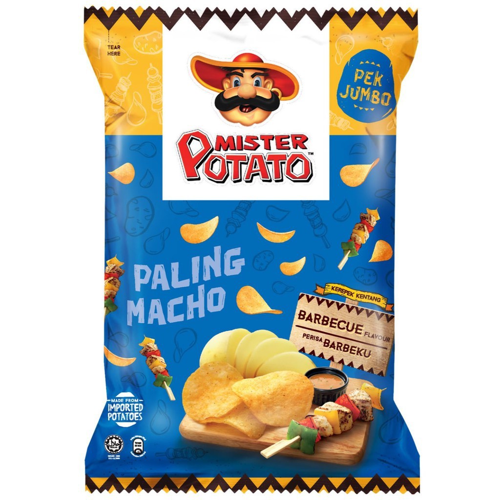 Mister Potato Chips 150g Bbq Pmxd Mr Potato Chips Shopee Singapore